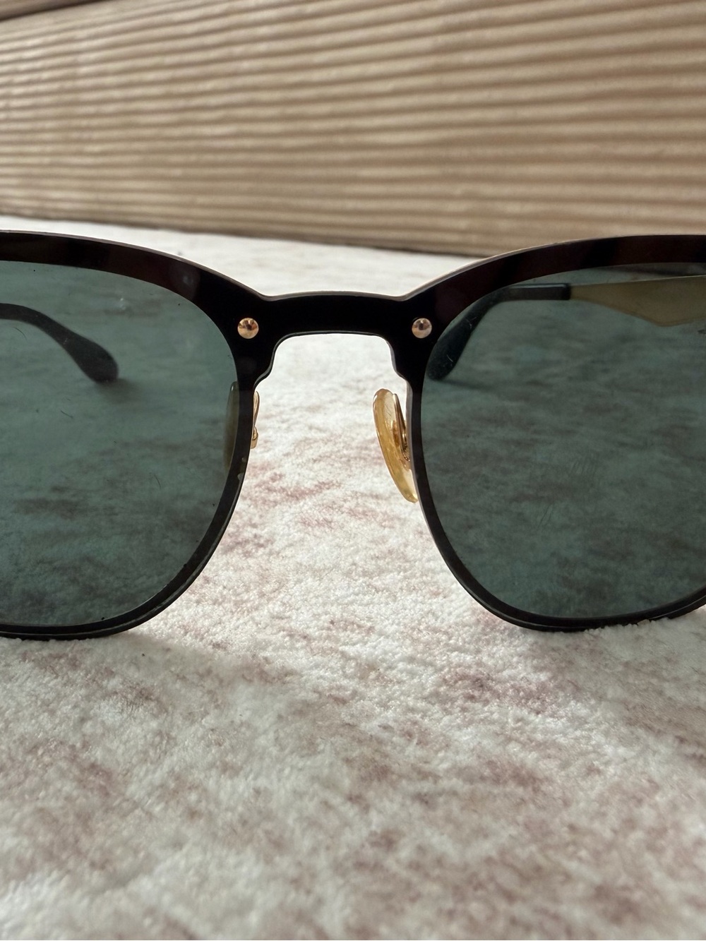 RAY-BAN - Blaze Clubmaster Sunglasses - Polarized - Picture 4 of 11